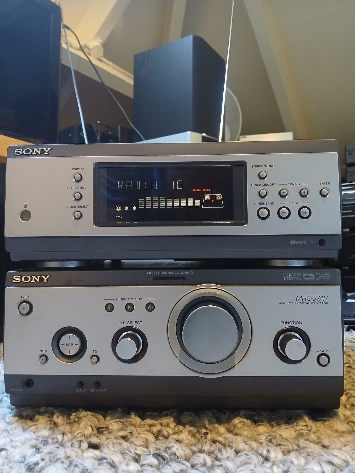 Sony versterker met tuner, Ophalen