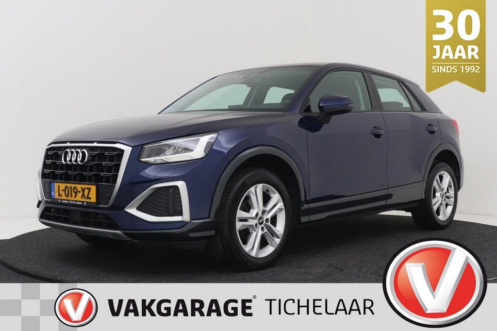 Audi Q2 35 TFSI Advanced edition | Org NL | CarPlay | Camera, Auto's, Audi, Stof, 4 cilinders, 150 pk, Blauw