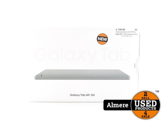 Samsung Galaxy Tab A9 Plus 64GB Wifi + 5G | Nieuw uit doos, Computers en Software, Android Tablets, Samsung, Nieuw, Support@Samsung.com