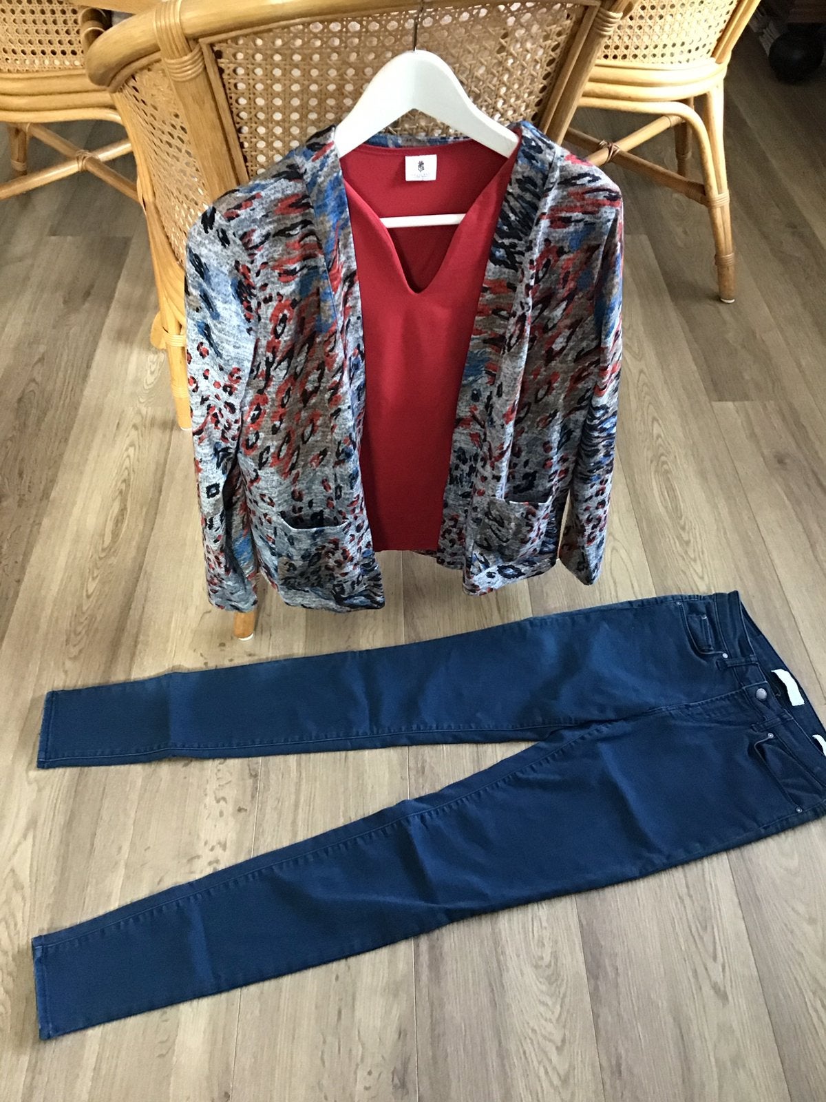 BLUE RIDGE!Jeans 36& HAUGLAND! Lúxe Top&Vest.Kwaliteit!Sámen, Ophalen of Verzenden, Zo goed als nieuw, Maat 36 (S)