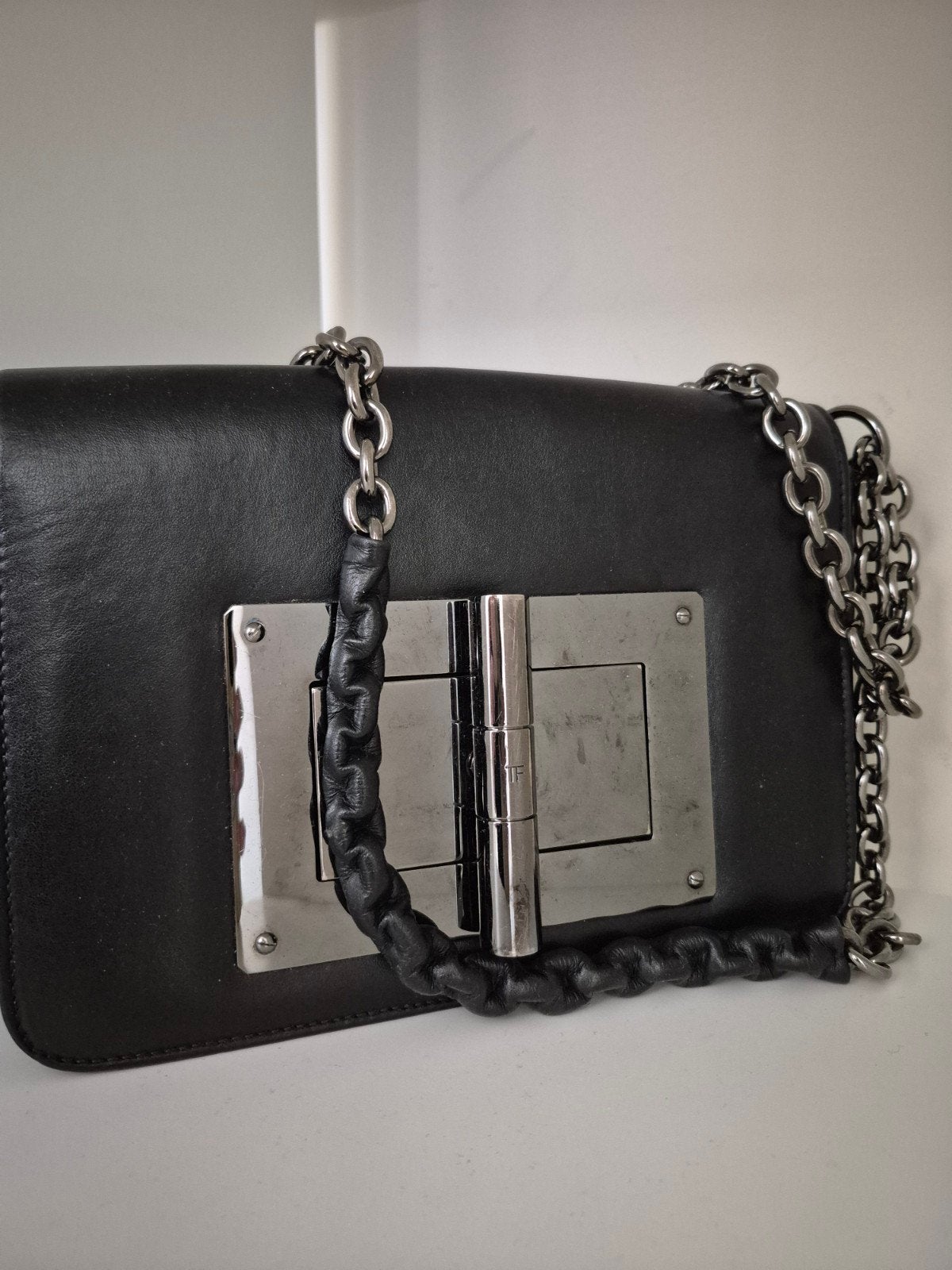 Tom Ford Natalia zwart, Ophalen of Verzenden, Zo goed als nieuw, Zwart, Handtas