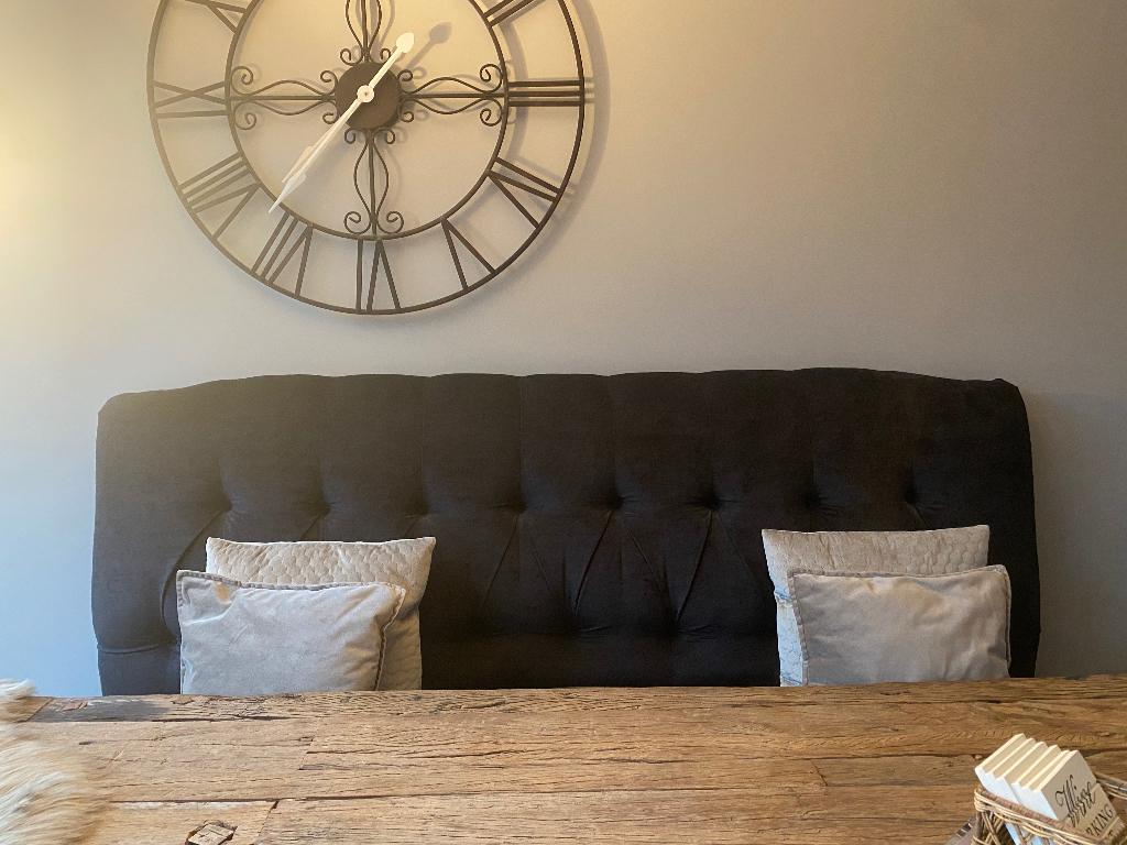 Eetkamerbank, Huis en Inrichting, Stoelen, Ophalen, Drie, Zwart, Zo goed als nieuw