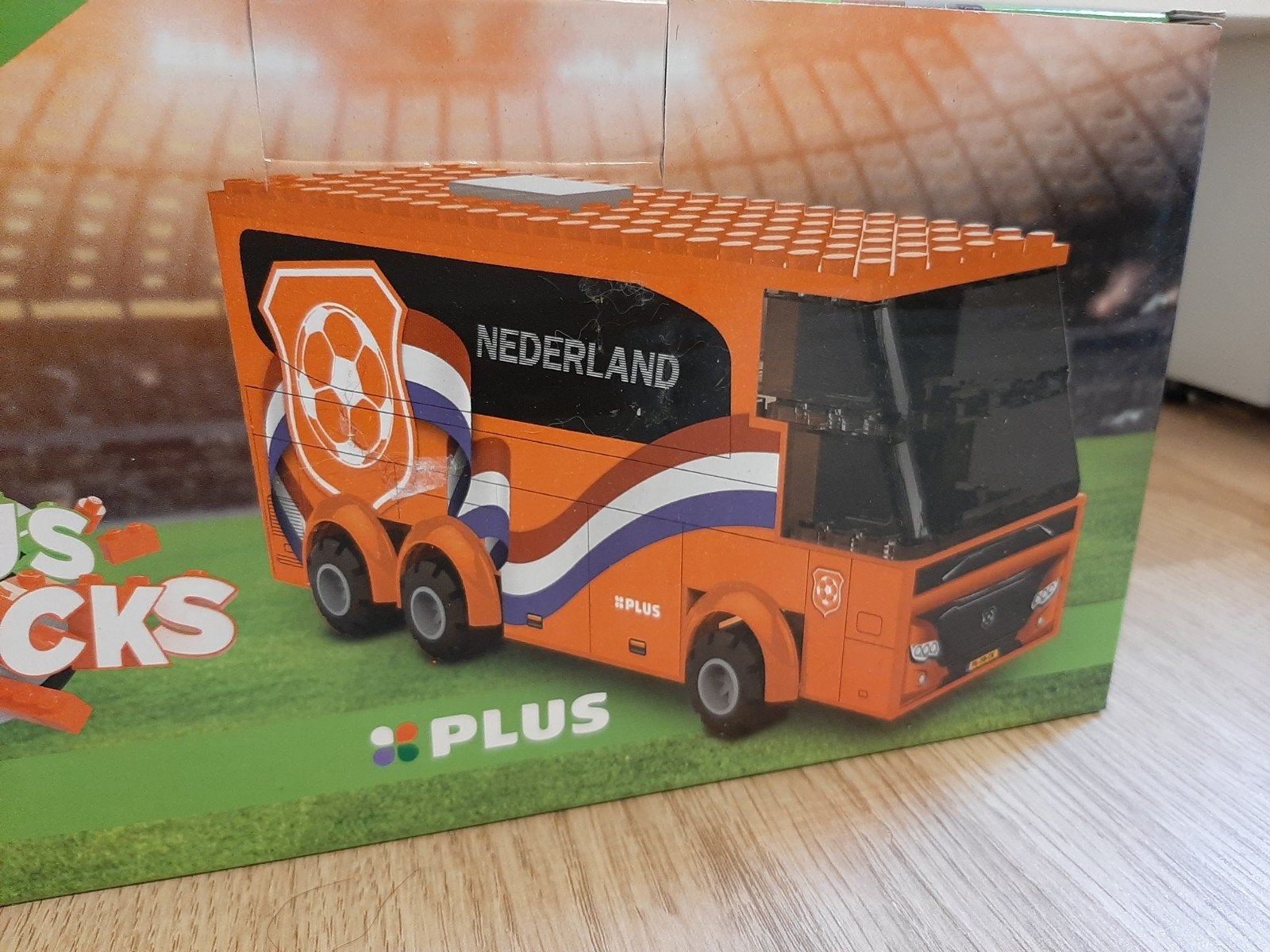 WK voetbal spelersbus bus bouwstenen, Ophalen of Verzenden