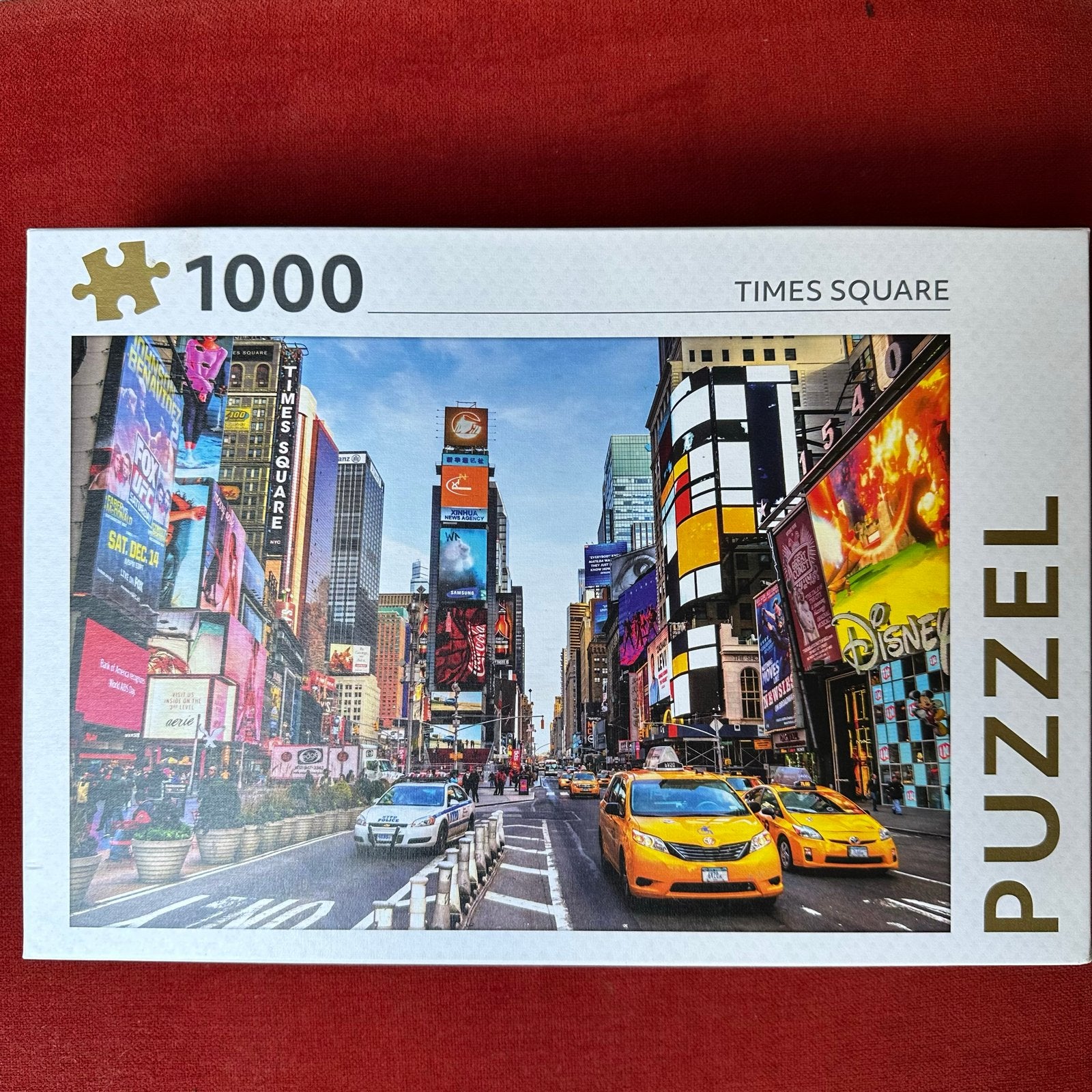 Legpuzzel Times Square New York 1000 stukjes, Ophalen, 500 t/m 1500 stukjes, Zo goed als nieuw, Legpuzzel