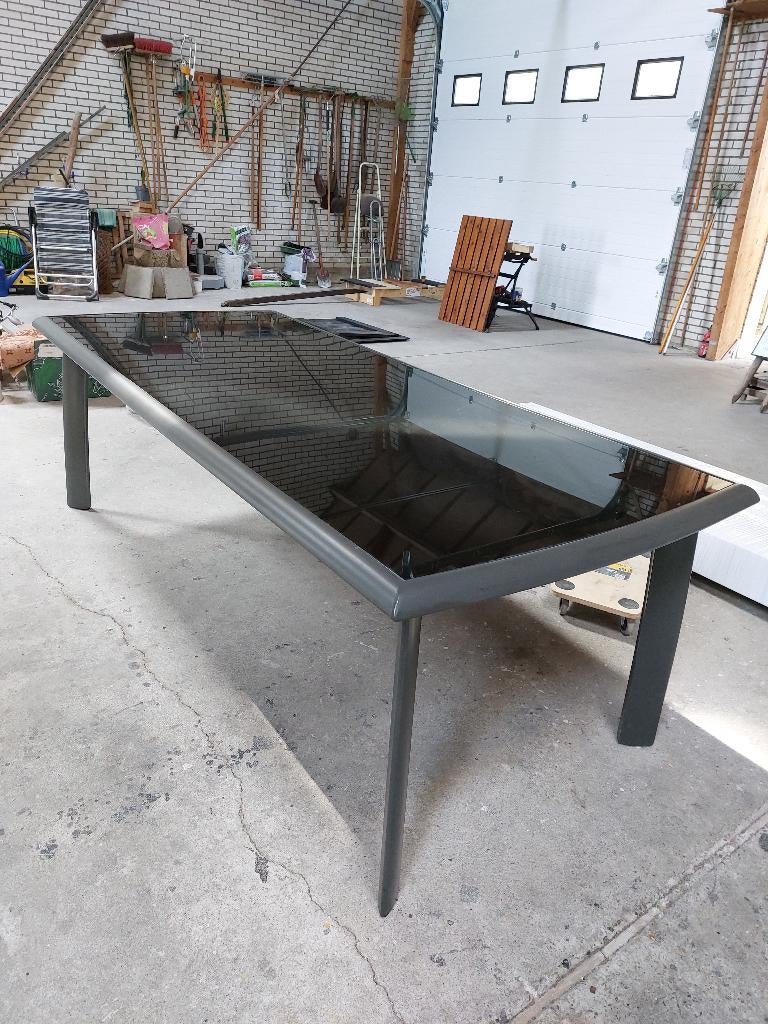 Tuintafel, Tuin en Terras, Ophalen, Gebruikt, Rechthoekig, Aluminium
