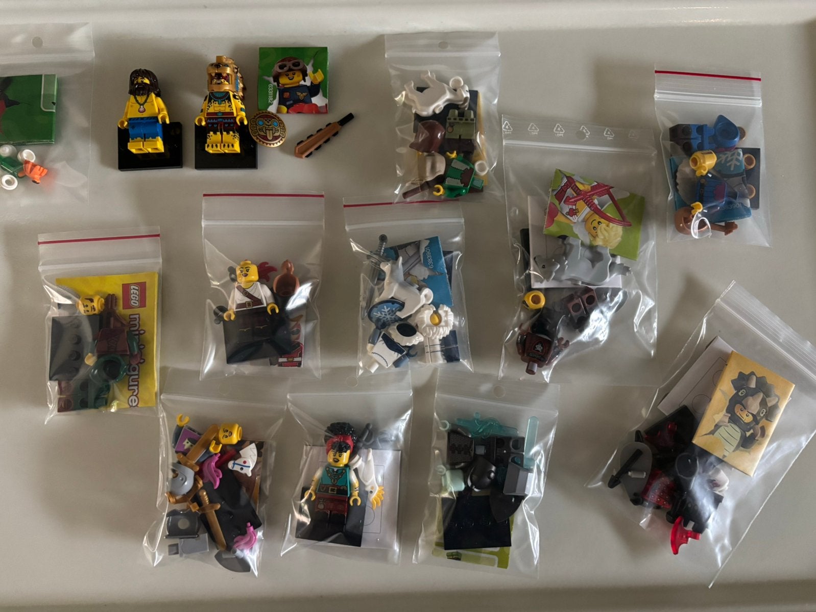 Lego minifiguren serie onder andere Castle, Piraat, Lego, Ophalen of Verzenden, Zo goed als nieuw, Minifiguren serie