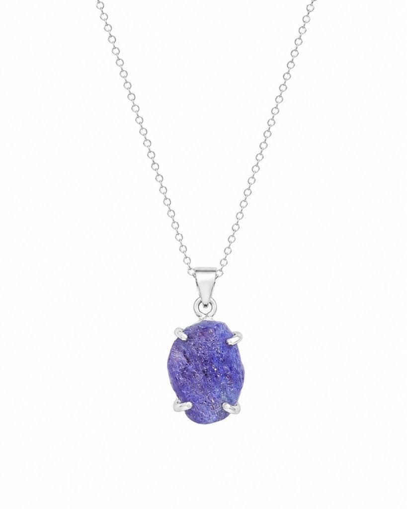 Tanzaniet Ketting Shizuka - Echt Zilver, Info@sacredstones.nl, Nieuw, Met edelsteen, Haarlemmerstraatweg 31