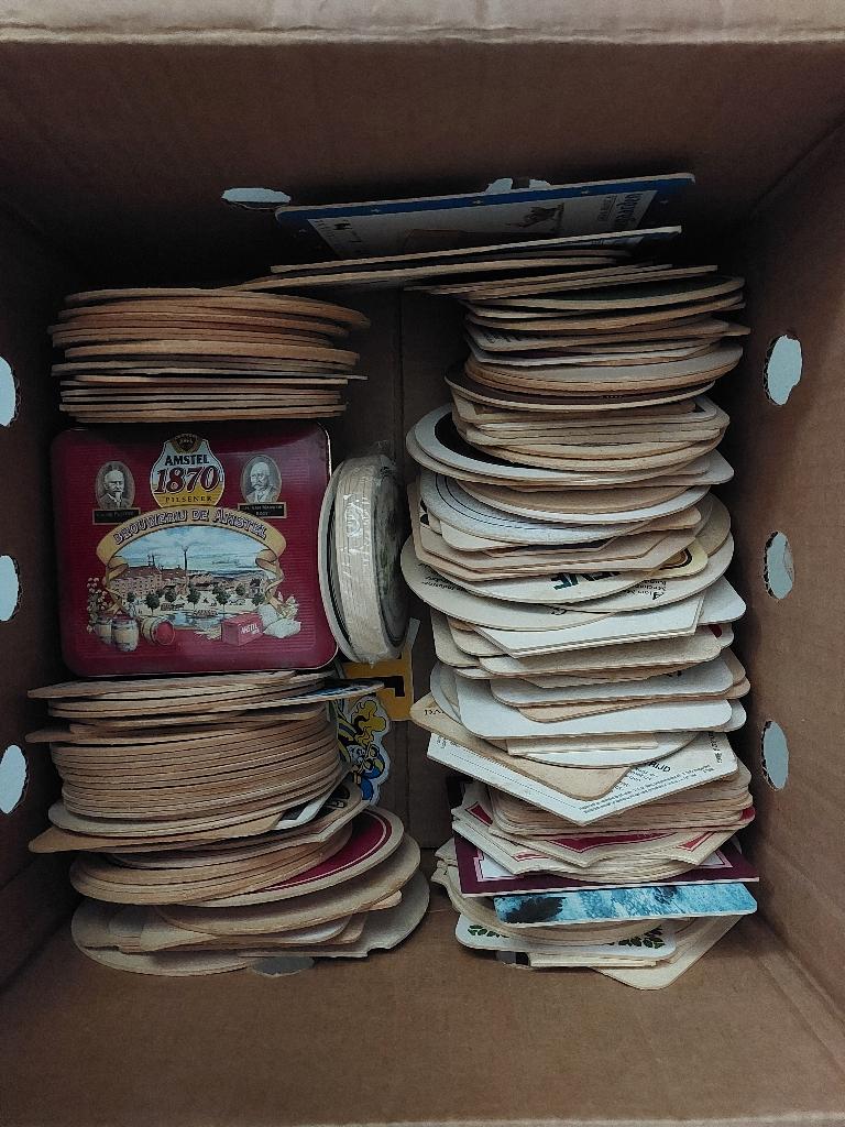 Verzameling van ca. 200 bierviltjes uit jaren 80/90, Ophalen, Zo goed als nieuw