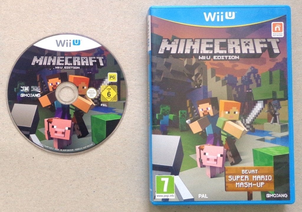 Minecraft voor de Nintendo Wii-U, Avontuur en Actie, 1 speler, Ophalen of Verzenden, Zo goed als nieuw