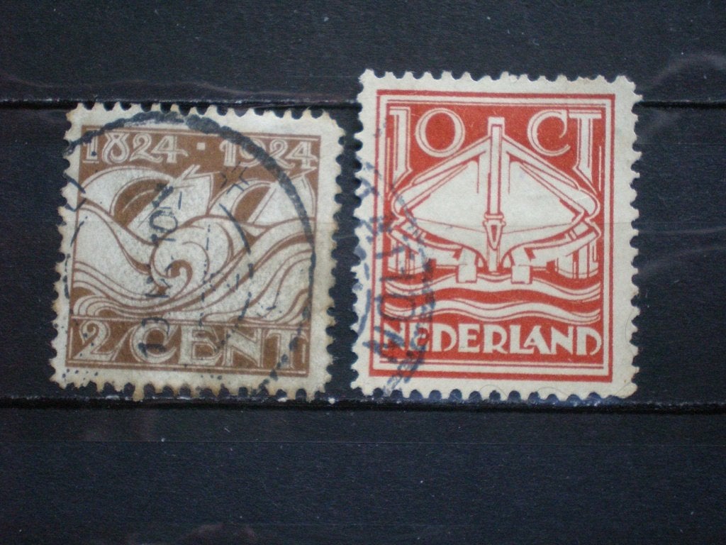 Nederland NVPH 139-140 Gebruikt( S 658)..€ 0,25, Postzegels en Munten, Postzegels | Nederland, Ophalen of Verzenden
