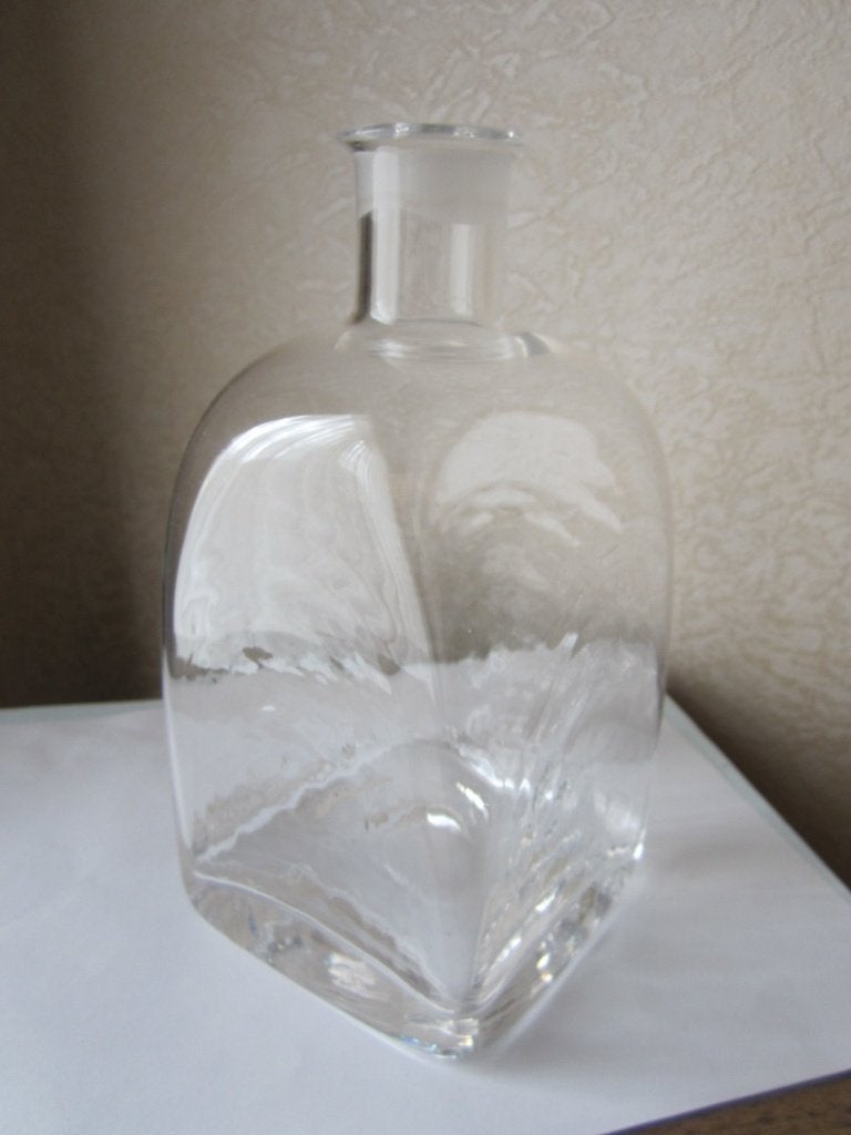 Vintage Dartington Frank Thrower FT156 Ripple Glass Decanter, Verzenden