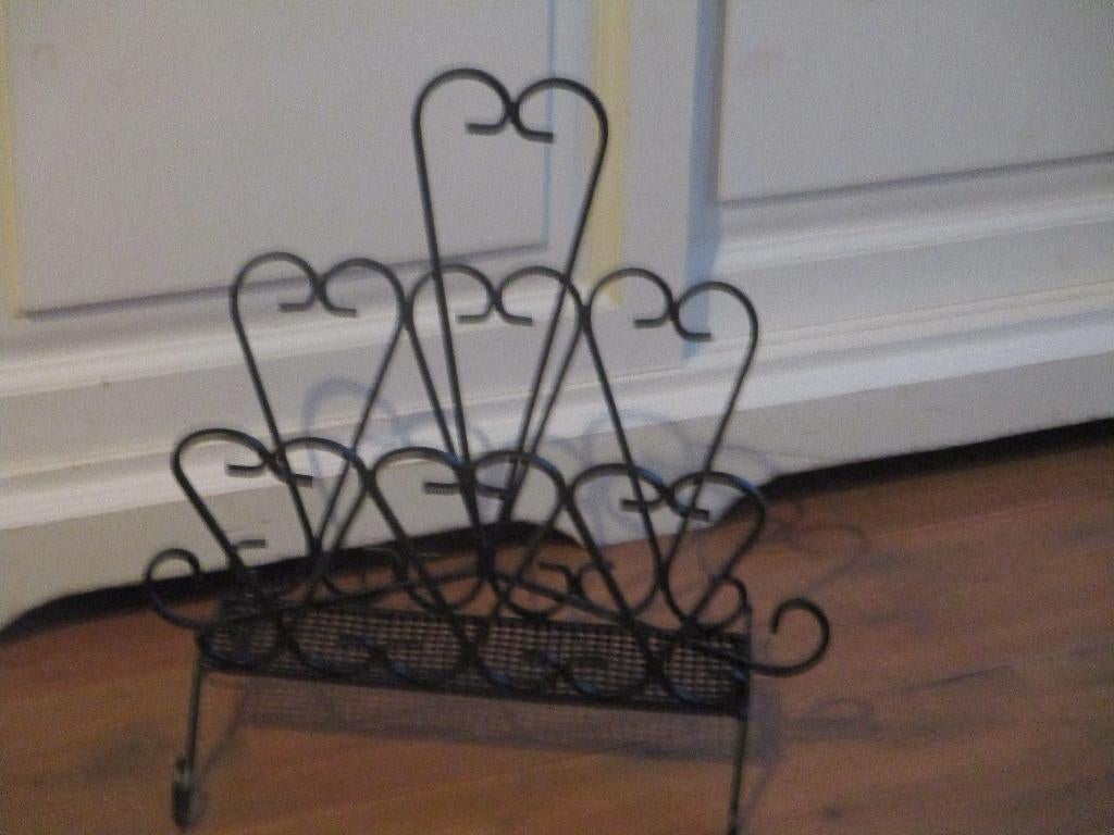 Vintage Metalen tijdschriftenrek,v.a 25,00e, Huis en Inrichting, Woonaccessoires | Krantenbakken en Lectuurbakken, Ophalen of Verzenden