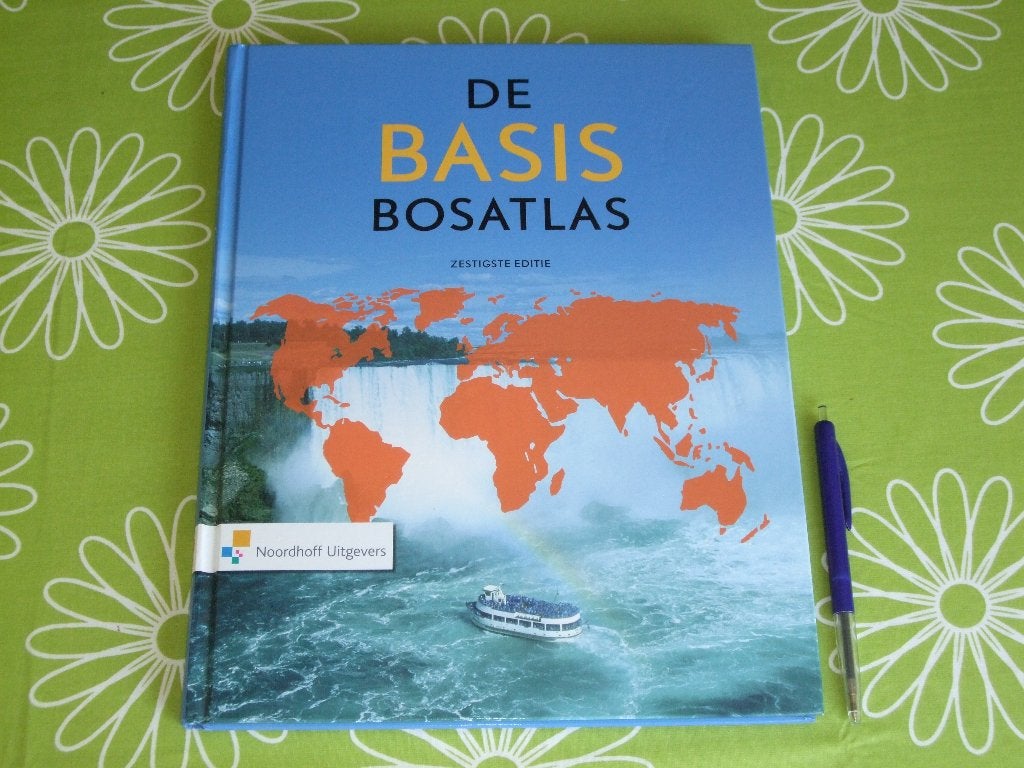 De basis Bosatlas - zestigste editie, Bosatlas, 2000 tot heden, Ophalen of Verzenden, Zo goed als nieuw