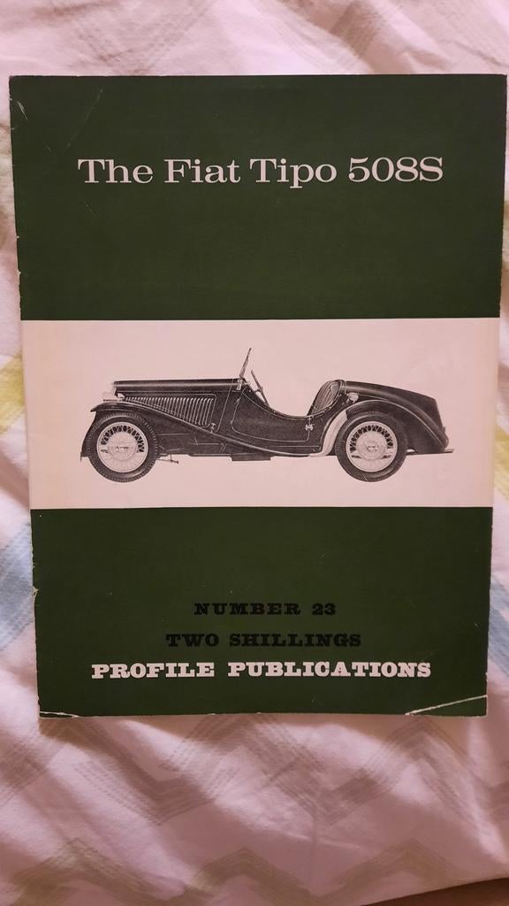 Het Fiat Tipo 508S Boek - Profile Publications, Boeken, Auto's | Boeken, Ophalen of Verzenden, Gelezen, Overige merken
