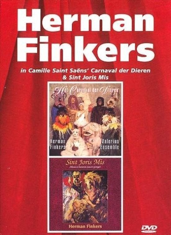 Herman Finkers Carnaval der Dieren en Sint Joris Mis  NIEUW, Stand-up of Theatershow, Alle leeftijden, Nieuw in verpakking, Ophalen of Verzenden