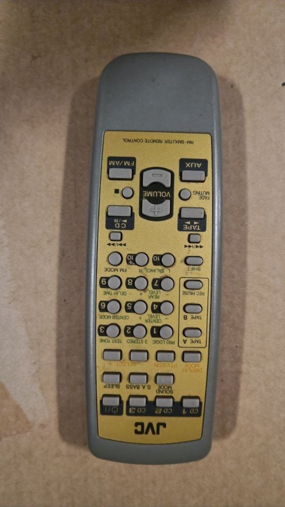 Originele JVC RM-SMXJ75R Afstandsbediening, Ophalen of Verzenden, Gebruikt