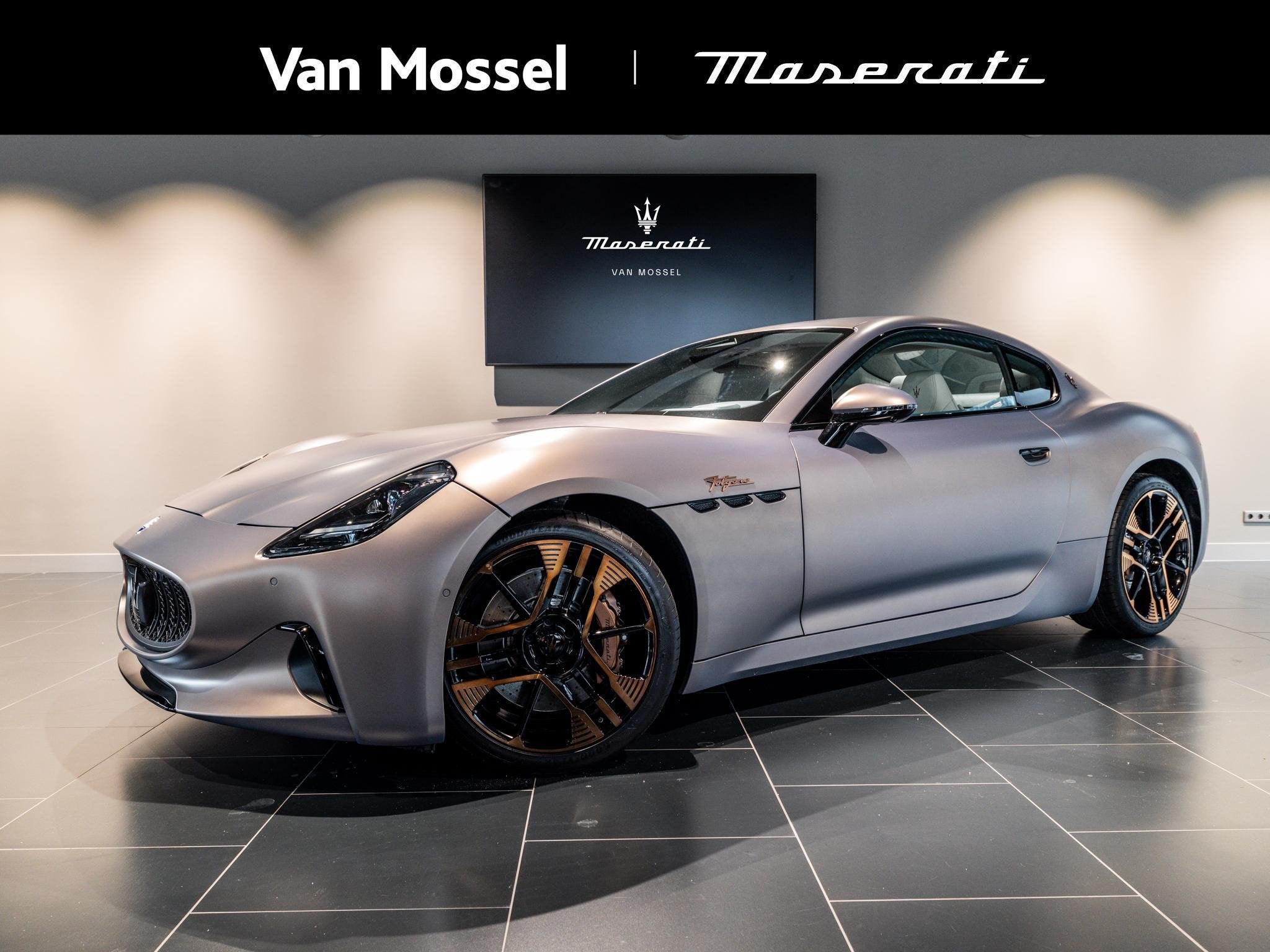 Maserati GranTurismo Folgore | 760 PK | Stoel- en Stuurverwa, Automaat, 610 pk, Bruin, 4 stoelen