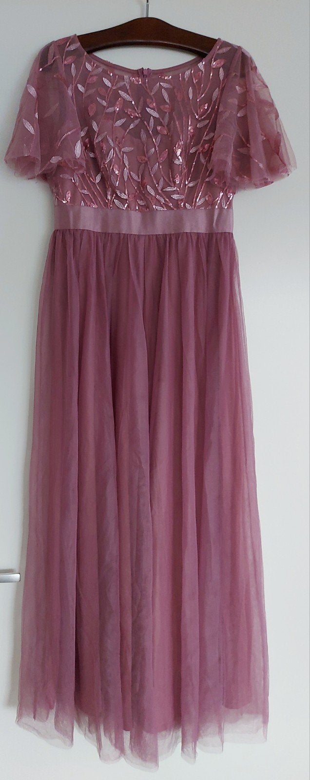 Zgan oud roze feestjurk met tule galajurk avondjurk maat 44, Kleding | Dames, Ophalen, Galajurk, Maat 42/44 (L), Zo goed als nieuw