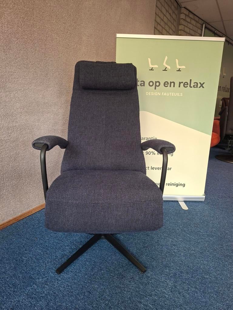 Sta op relax fauteuil Prominent C102 ZGAN extra luxe op accu, Minder dan 75 cm, Hoofdstraat 60 Schijndel, Ophalen of Verzenden