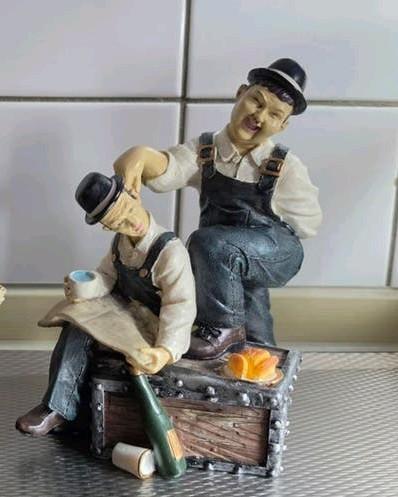 Laurel en Hardy spaarpotje, Verzamelen, Beelden en Beeldjes, Ophalen of Verzenden