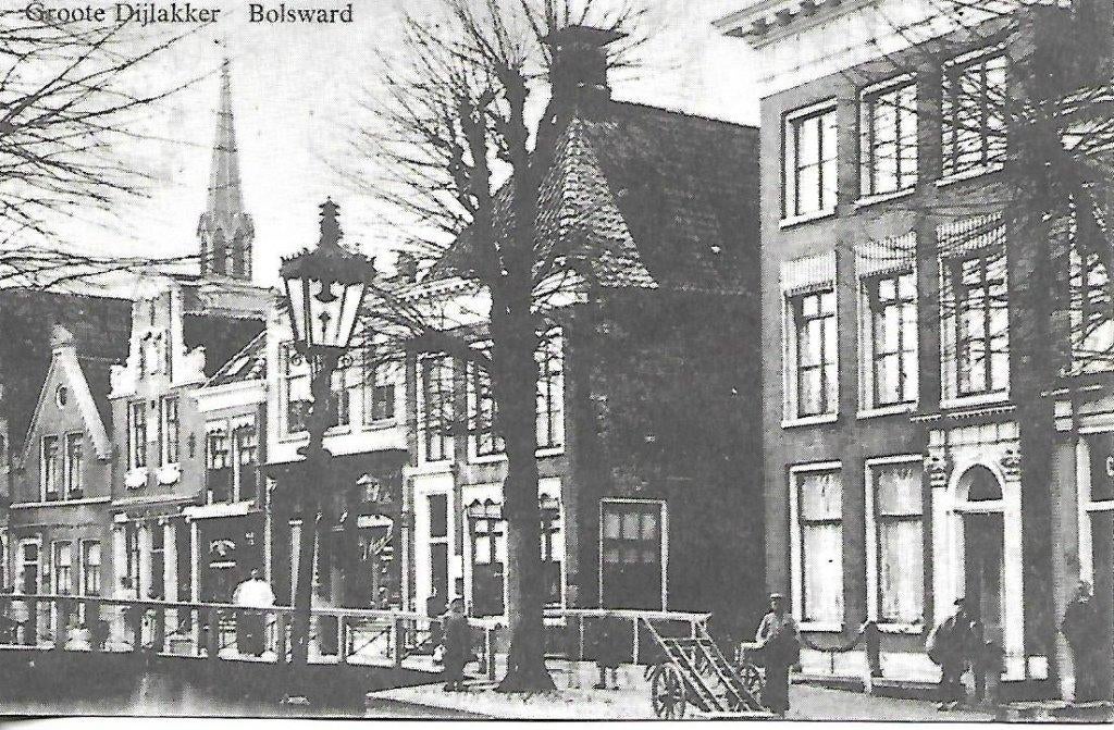 Bolsward- -Groote Dijlakker. reprint., Verzamelen, Ansichtkaarten | Nederland, Verzenden, 1960 tot 1980, Ongelopen, Friesland