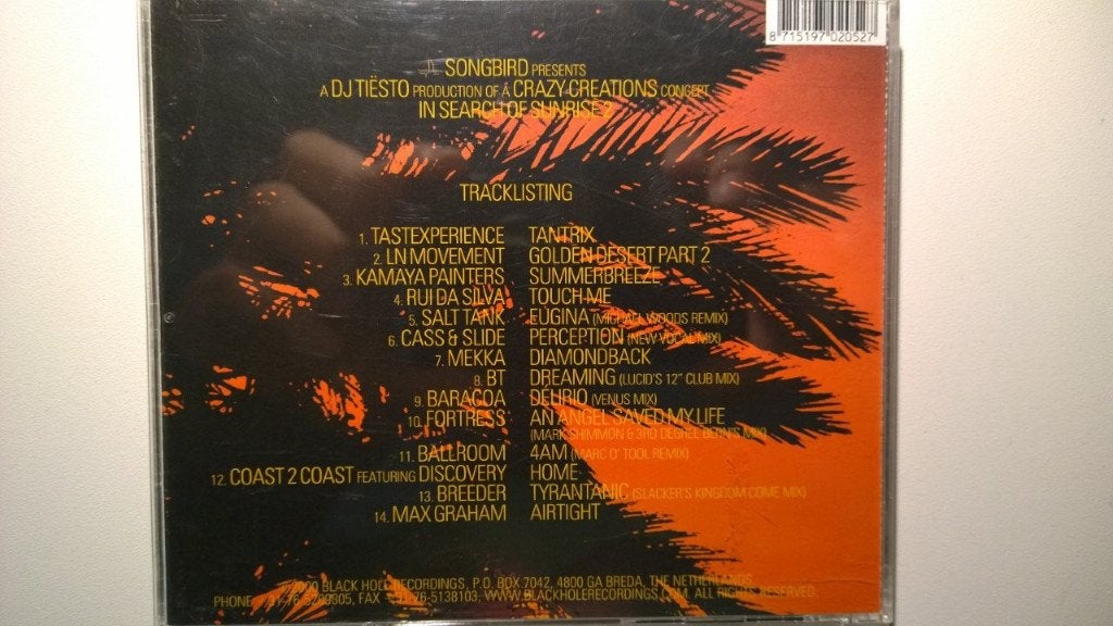 Tiësto - In Search Of Sunrise 2, Ophalen of Verzenden, Zo goed als nieuw, Trance, Album