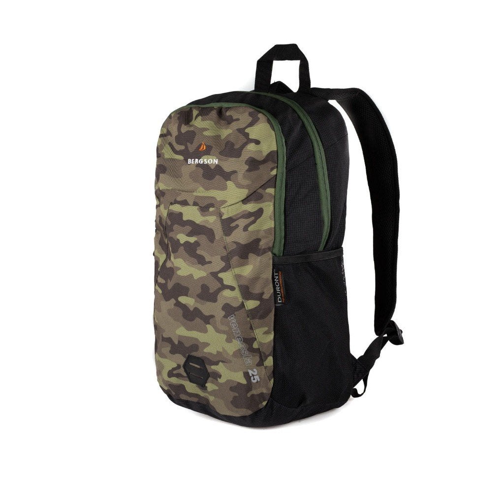 BERGSON rugzak VENESSLA 25 liter camo € 62,50, Info@outdoorensport.nl, Bergson, Nieuw, Ophalen of Verzenden