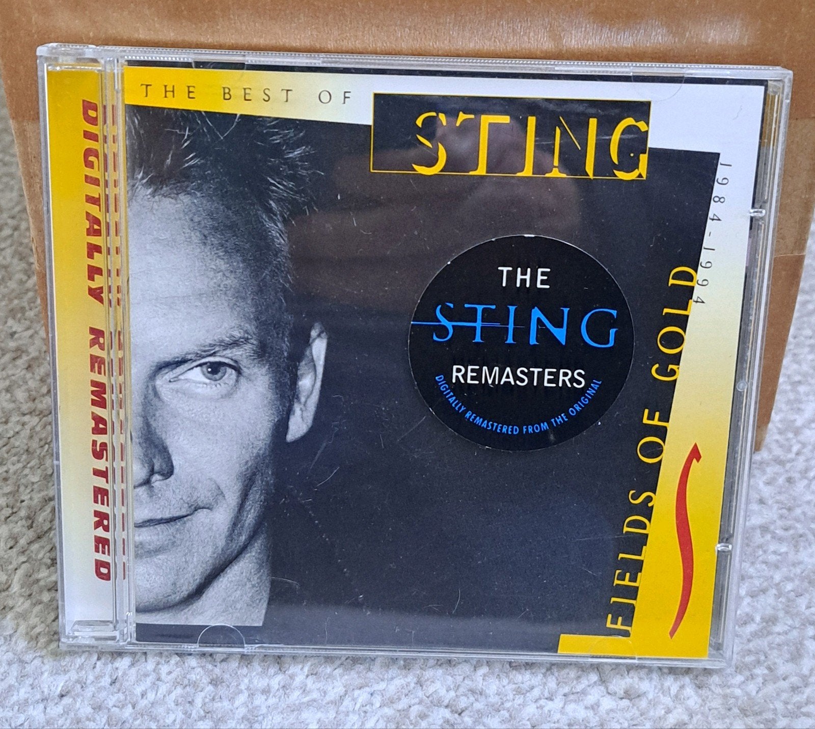 cd STING  ,fields of gold,  the sting remasters, Pop, Ophalen of Verzenden, Zo goed als nieuw, Album