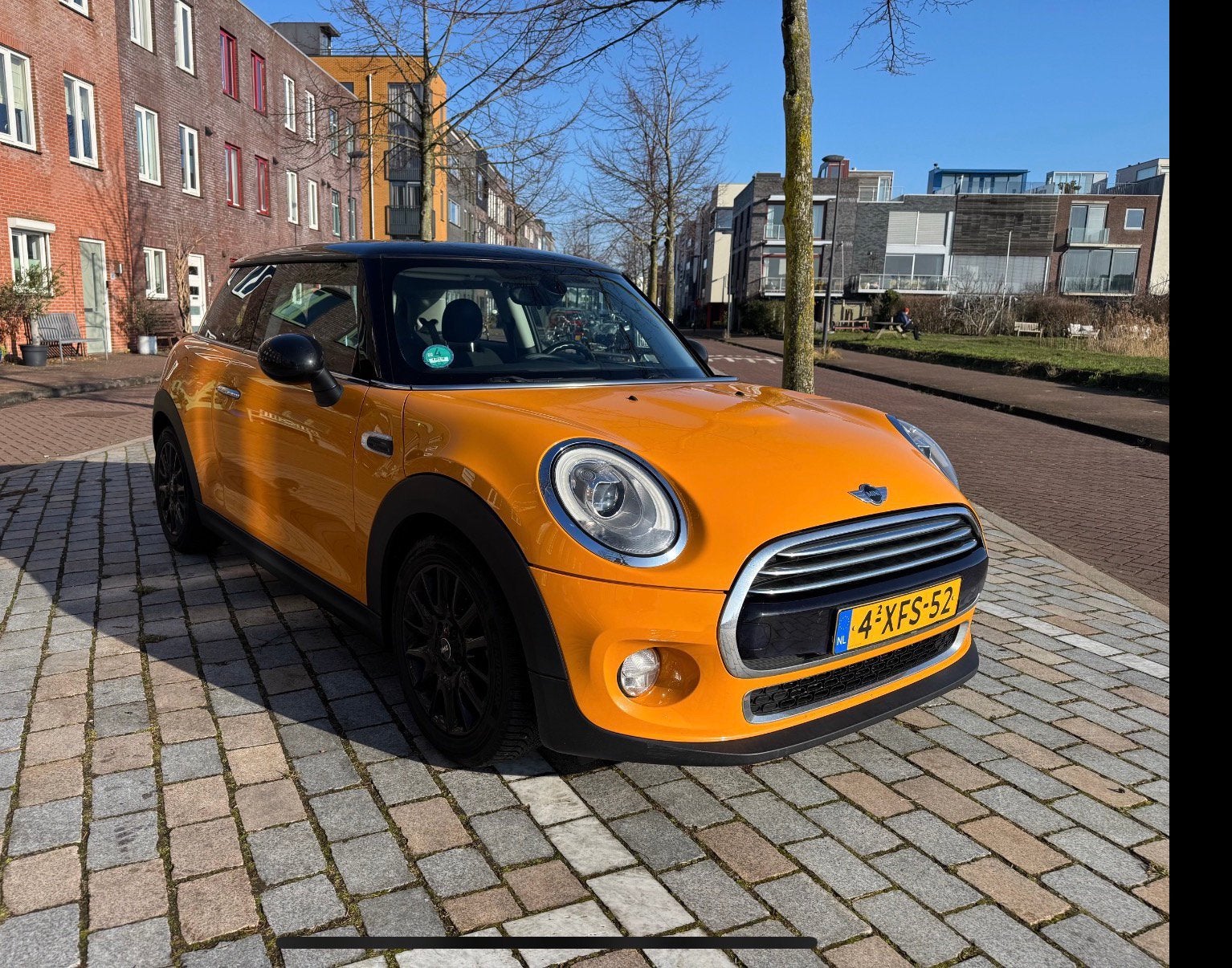 Mini Cooper Automaat 136pk Camera Leder Climate Keyless, Auto's, Mini, 136 pk, Zwart, Overige kleuren, 4 stoelen