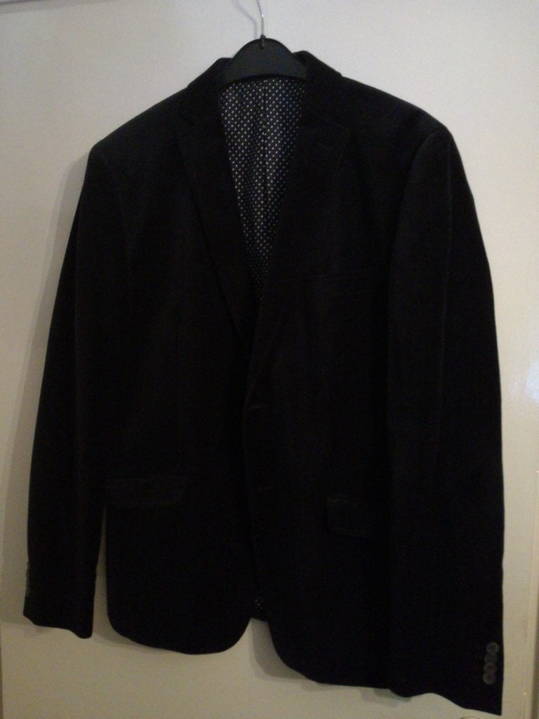 Nog Nieuw Colbert TAILOR & SON blazer FLUWEEL Zwart 54, Verzenden, Nieuw, Maat 52/54 (L), Zwart