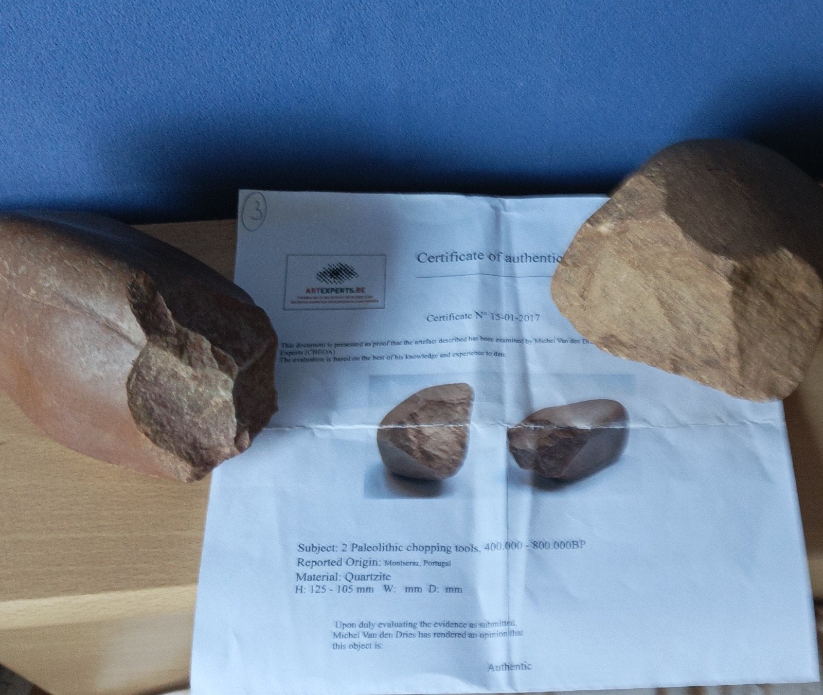 Paleolithic Chopping Tools, Ophalen