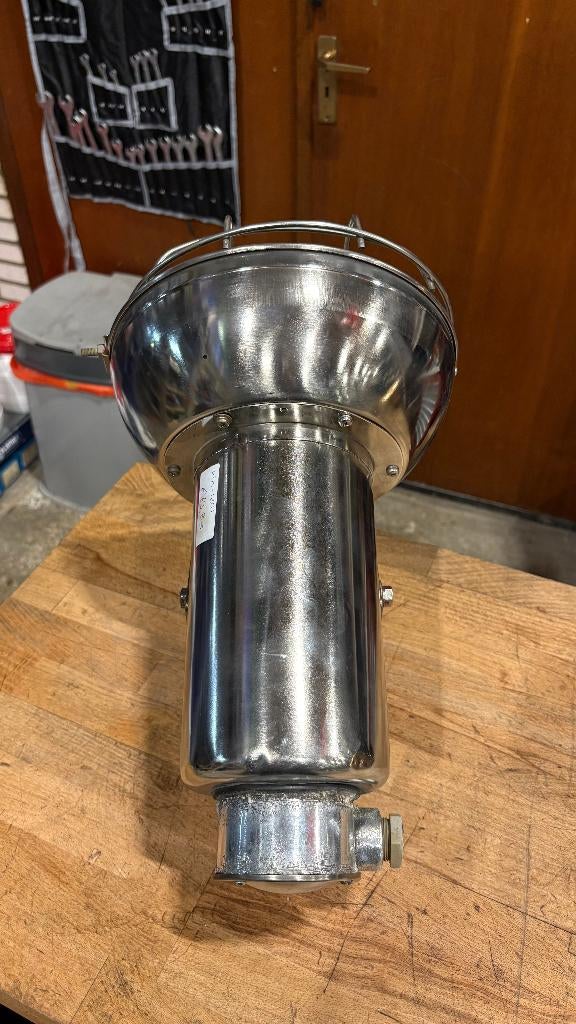 Schijnwerper vintage, Overige materialen, Ophalen of Verzenden, Zo goed als nieuw, Minder dan 50 cm