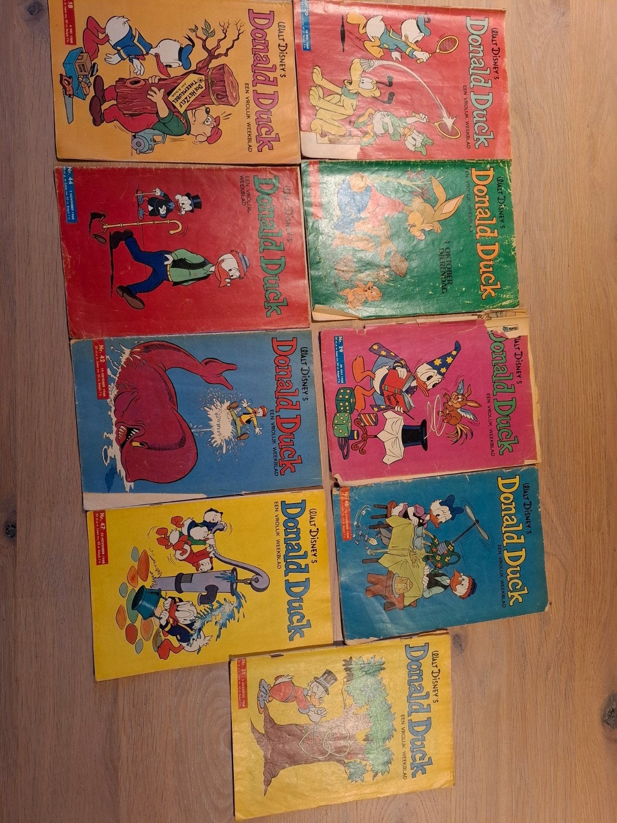 Donald Duck Weekblad 1968 - Diverse nummers, Meerdere stripboeken, Ophalen of Verzenden, Gelezen