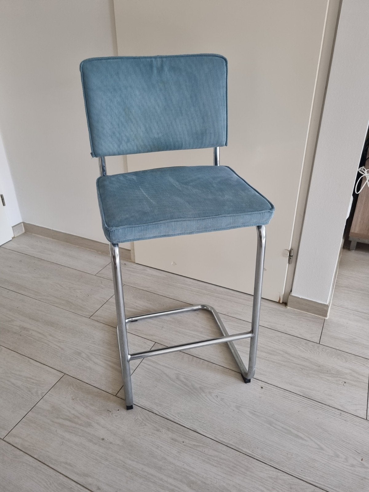 Zuiver barkruk, zithoogte 75cm, Ophalen, Gebruikt, Met voetsteun, 60 tot 90 cm