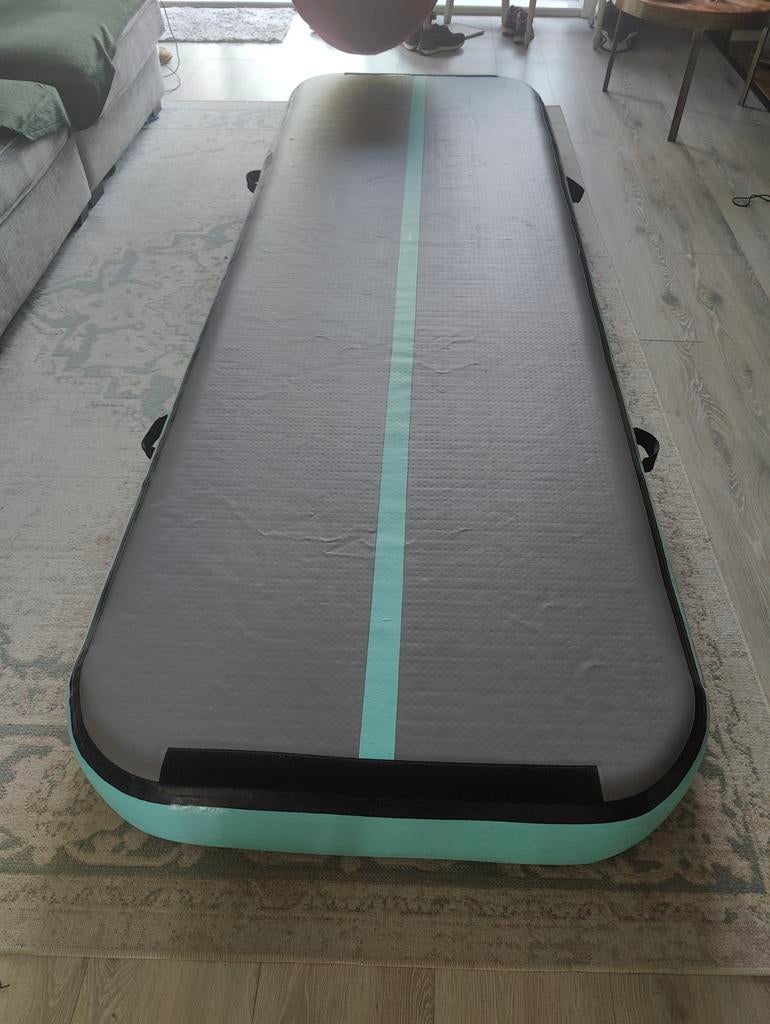 Top! Airtrack 3 meter 12Springs met antislip mat en pomp, Ophalen, Zo goed als nieuw