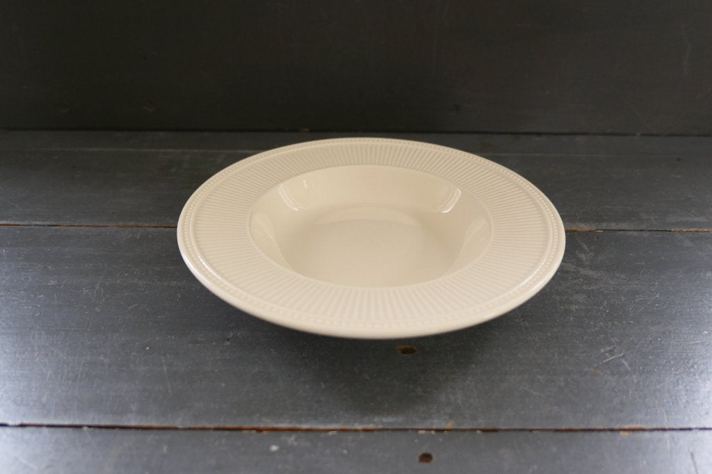 Wedgwood Edme Windsor Queen's Ware diep bord crème, Verzenden, Zo goed als nieuw, Bord(en), Overige stijlen