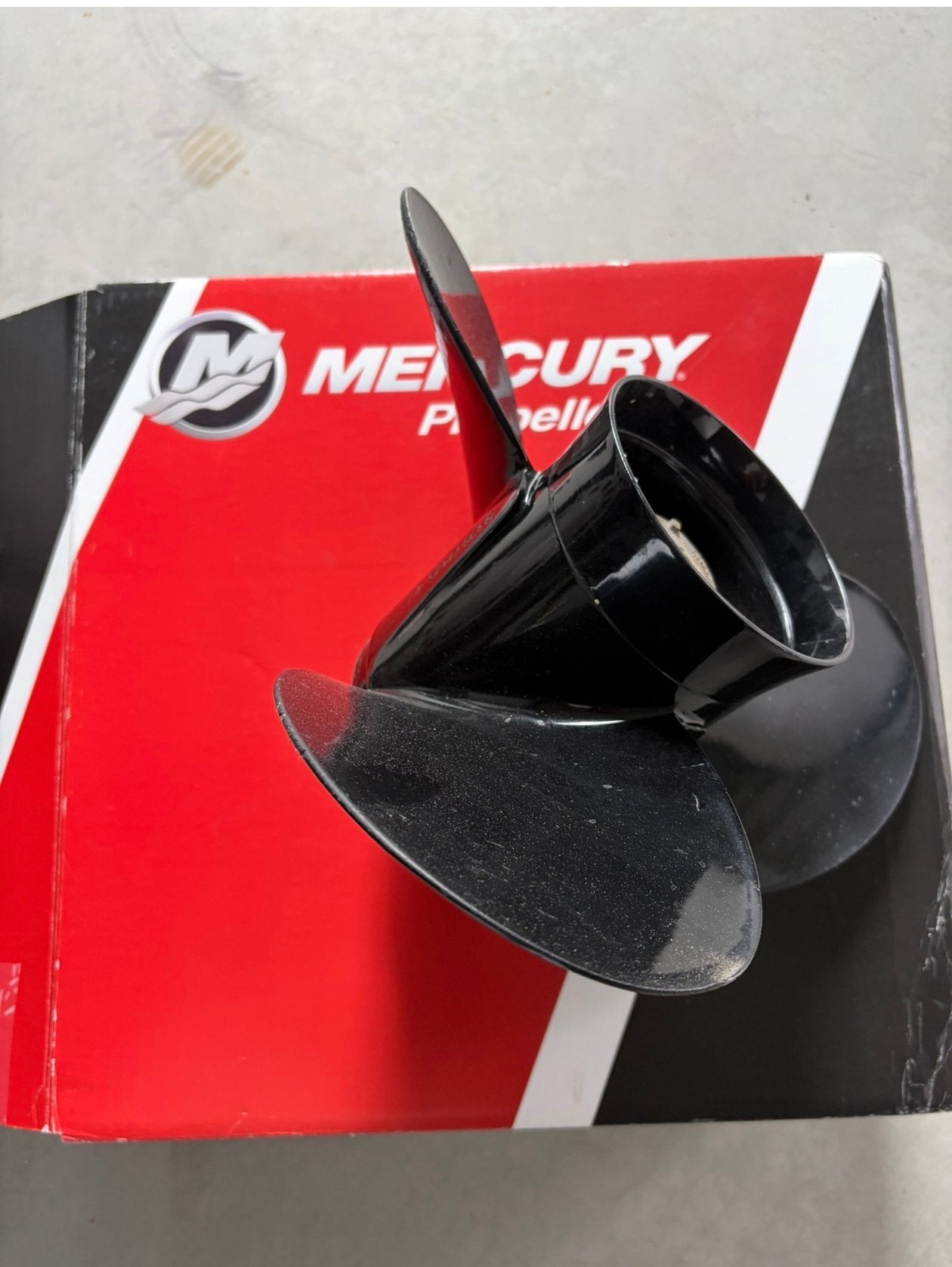 Aluminuim 3 blads 19P 1x gebruikt ! Mercury/Mercruiser, Watersport en Boten, Ophalen of Verzenden, Zo goed als nieuw, Motor en Techniek