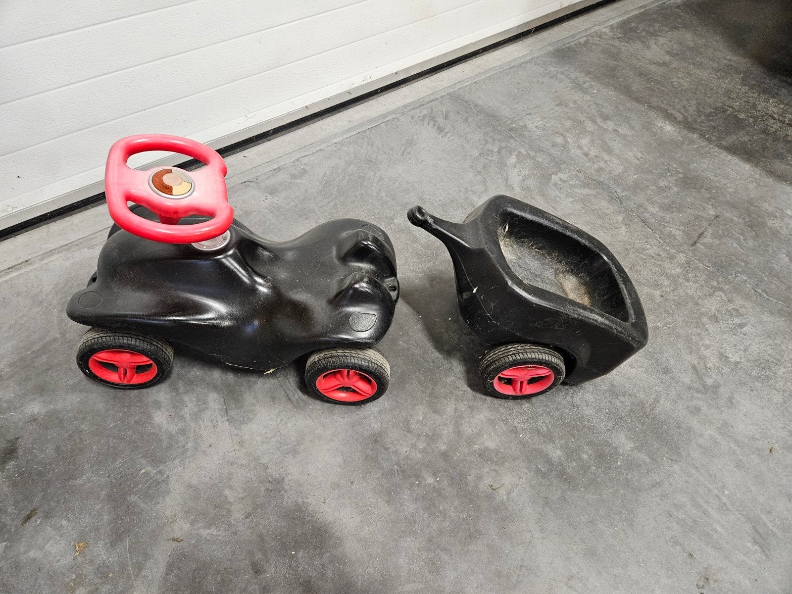 Loopauto met aanhanger, Ophalen, Gebruikt, Loopvoertuig