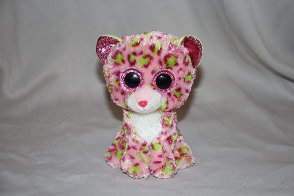 Ty Beanie Boo's - Luipaarden Knuffel pluche Lainey 17 cm, Gebruikt, Overige karakters, Overige typen, Ophalen of Verzenden