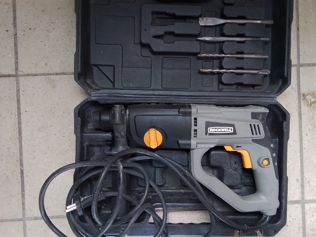 Boor, hakmachine, Ophalen, Boor- en/of Breekhamer, Klopboormechanisme, Gebruikt