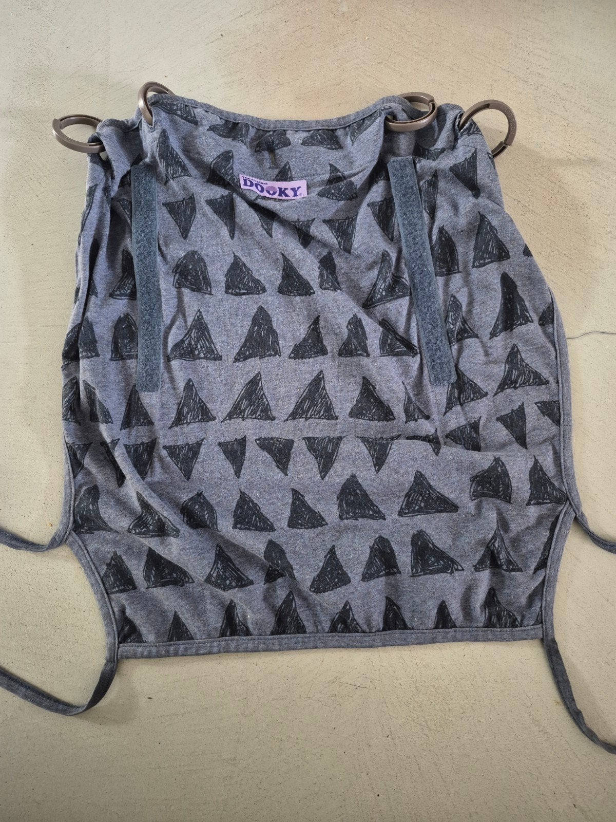 Dooky zonnescherm jeans blauw universeel kinderwagen, Ophalen of Verzenden, Overige merken