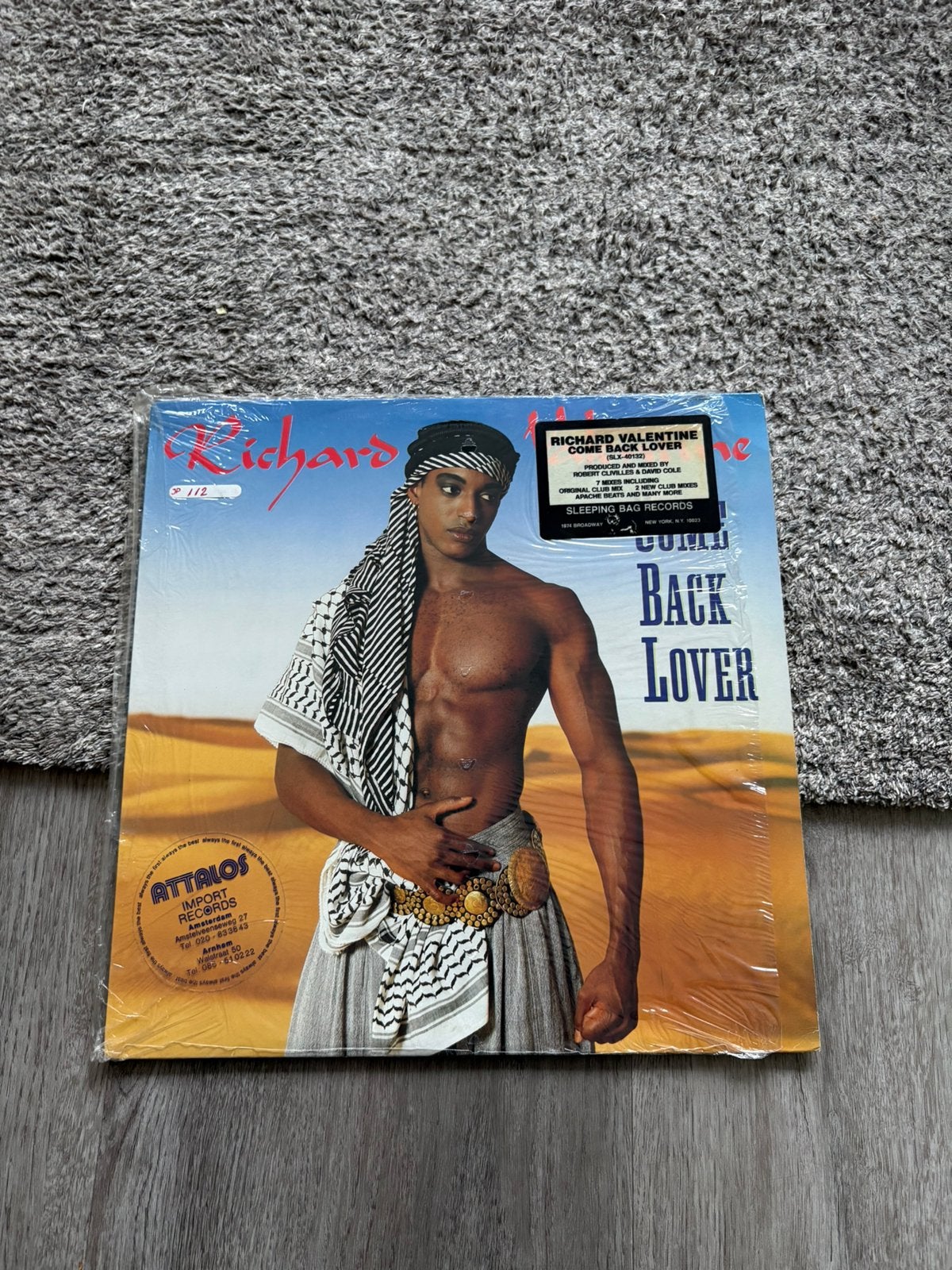 Richard Valentine - Cold Back Lover LP (1986) Geseald, Geseald, Ophalen of Verzenden, Nieuw in verpakking, 12 inch