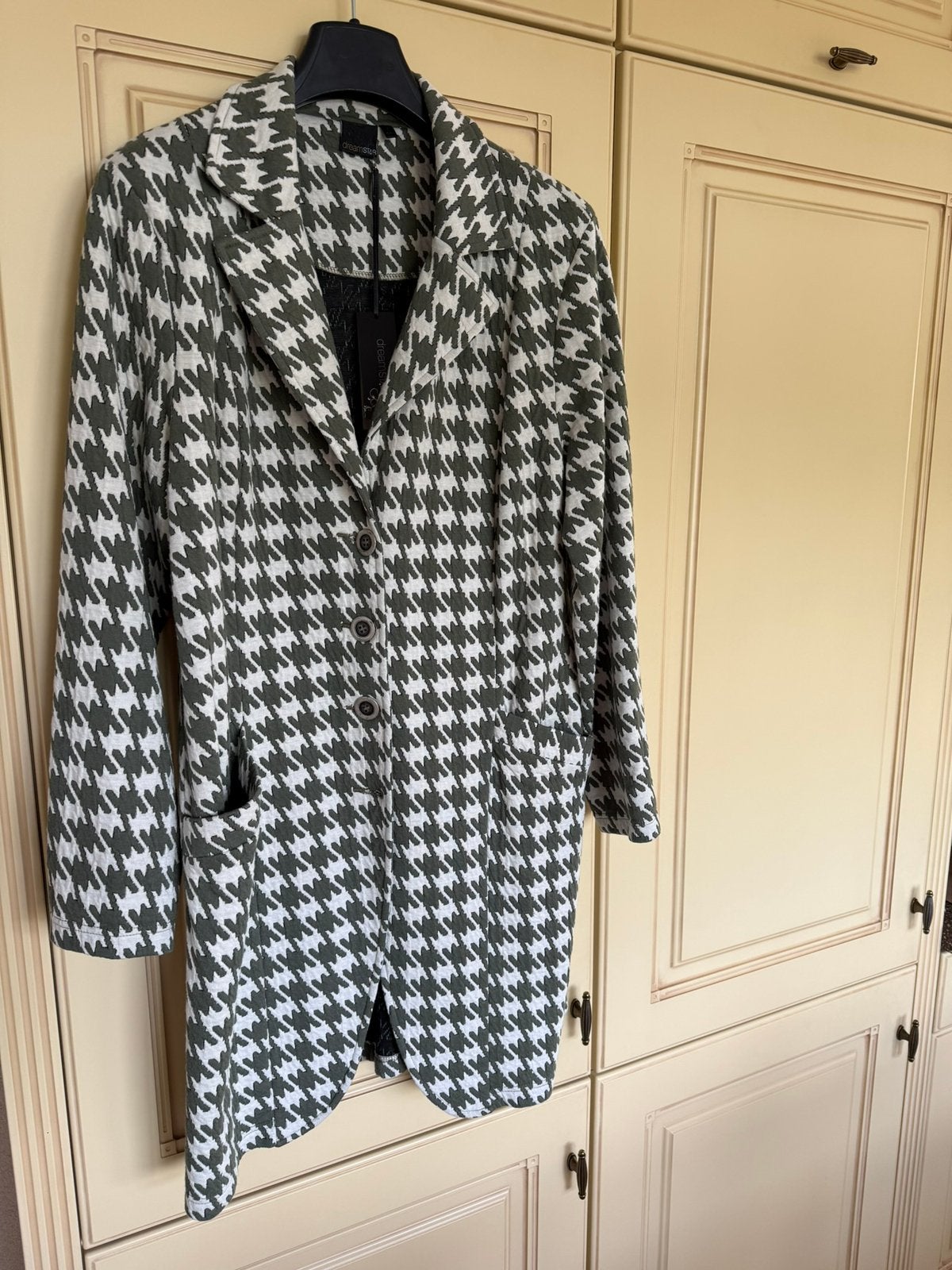 Nieuw super mooi lang dames jasje/ vest, Beige, Maat 46/48 (XL) of groter, Nieuw, Ophalen of Verzenden