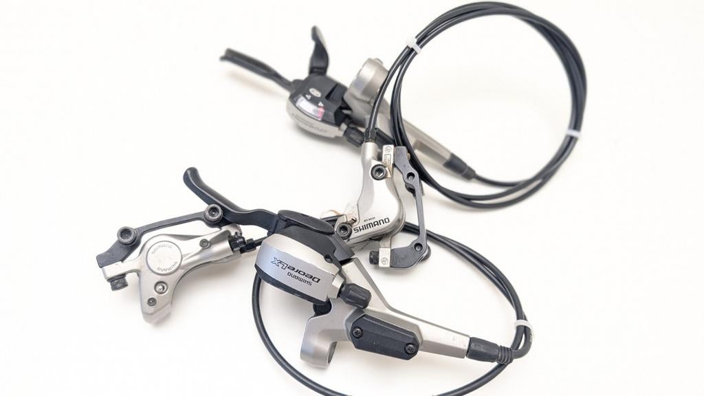 Shimano Deore LX dual control sti+hyd.rem, Ophalen of Verzenden, Zo goed als nieuw