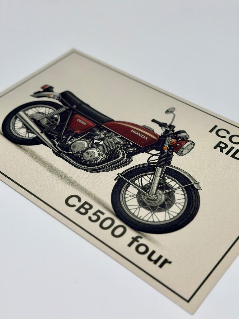 Honda CB500 bord, Verzenden, Nieuw, Reclamebord