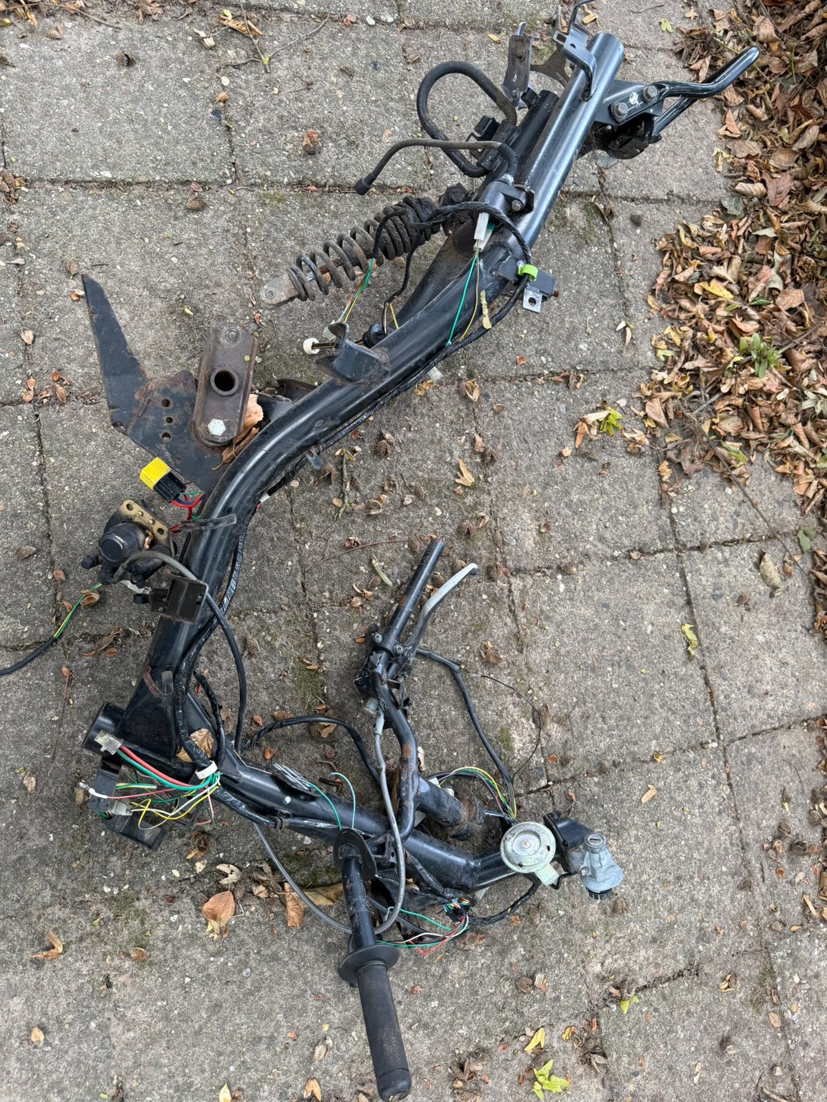 Peugeot Vivacity frame met blauw kenteken, Ophalen, Gebruikt