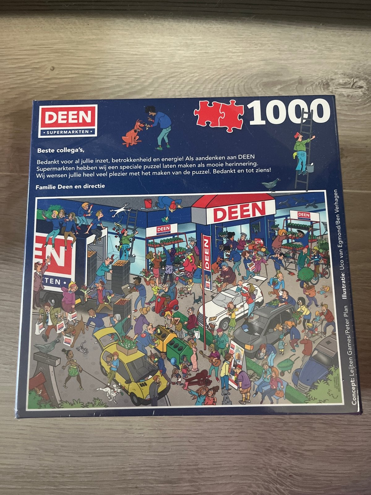 DEEN Supermarkten Legpuzzel 1000 stukjes - Nieuw in plastic, Hobby en Vrije tijd, Ophalen of Verzenden, 500 t/m 1500 stukjes, Nieuw