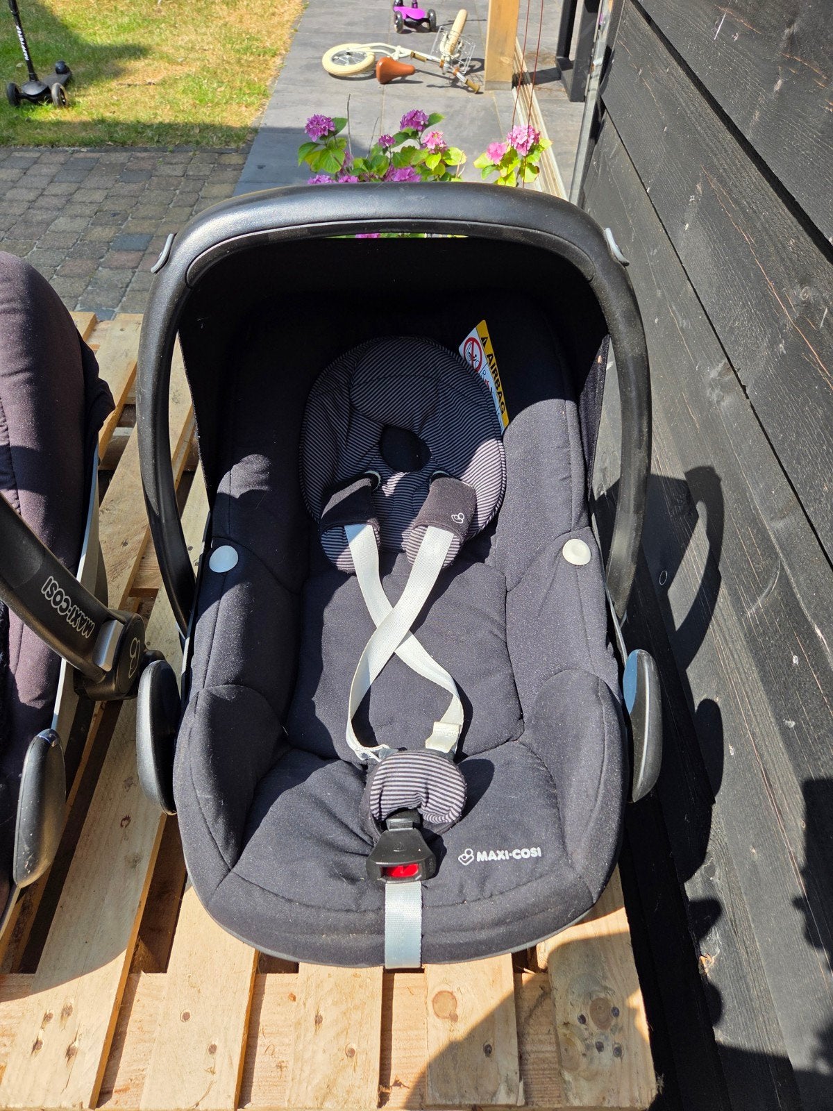 2 Maxi-Cosi autostoeltjes met easybase, Ophalen, 0 t/m 13 kg, Maxi-Cosi, Gebruikt