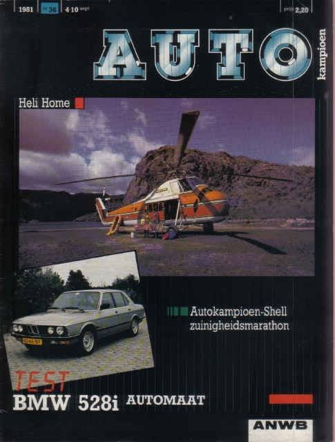Autokampioen 36 1981 : BMW 528i - Willys Jeep - Ford Escort, Boeken, Ophalen of Verzenden, Gelezen, Algemeen