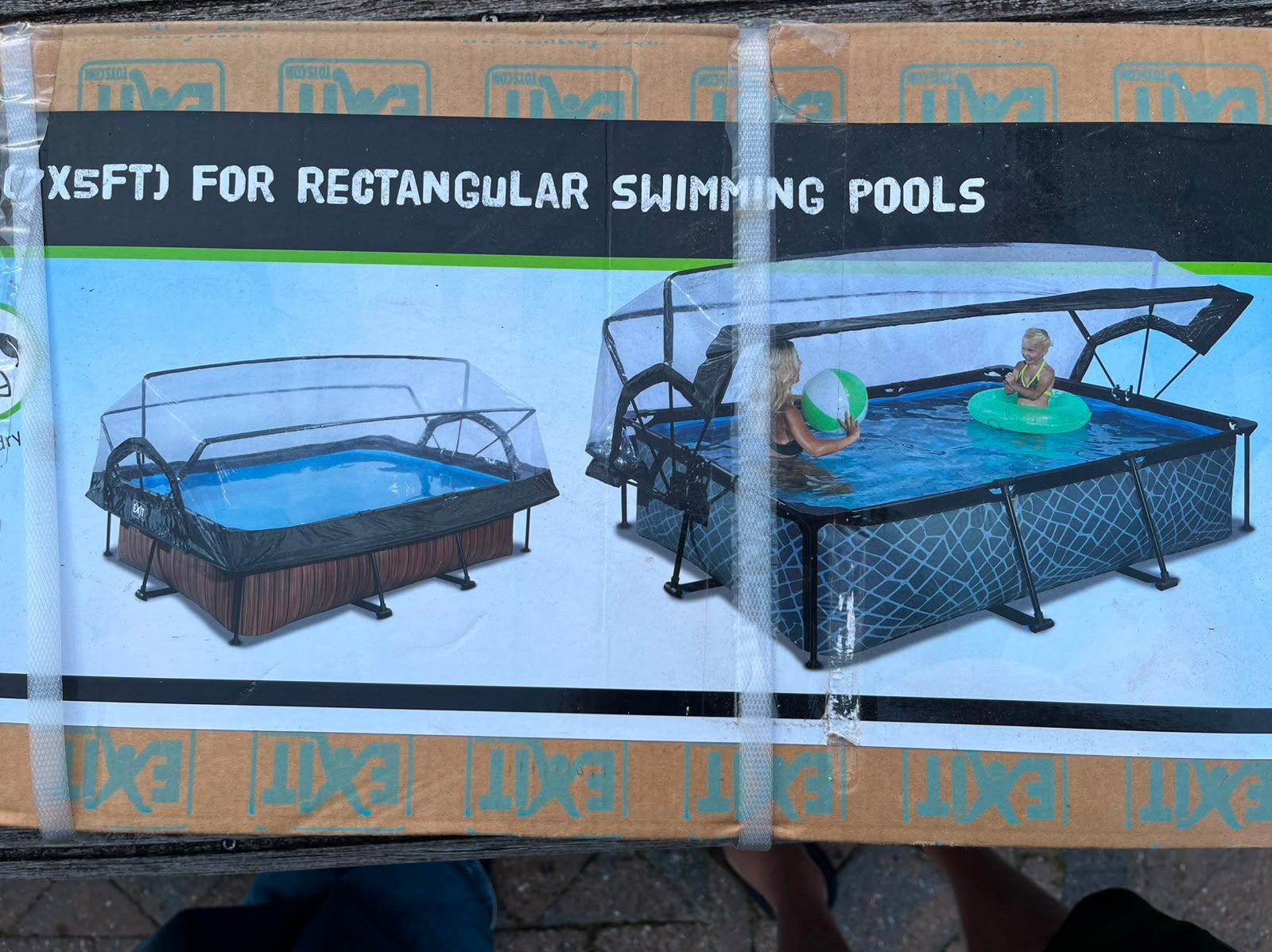 Zwembad overkapping, Watersport en Boten, Ophalen, Nieuw, Complete set